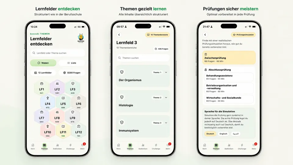 BeeZubi – Lern-App · Ausbildung